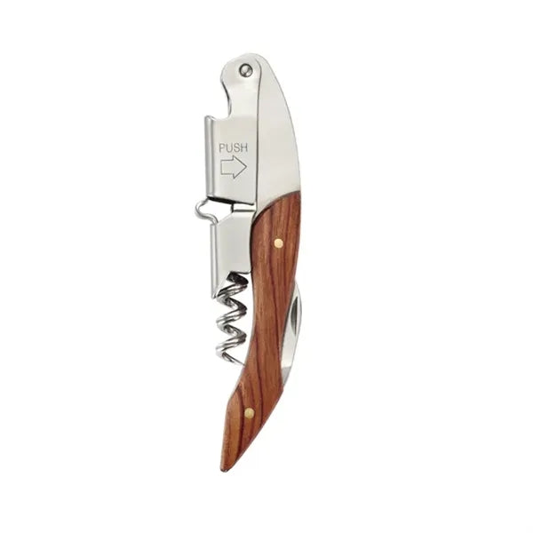 Corkscrew Wine Opener with Foil Cutter & Cap Remover