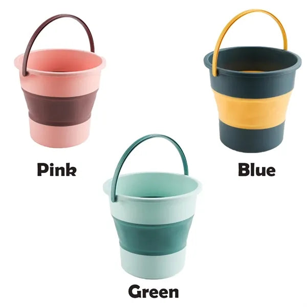 10L 2.6 Gallon Collapsible Foldable Small Plastic Bucket