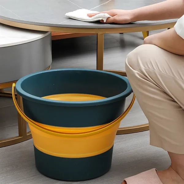 10L 2.6 Gallon Collapsible Foldable Small Plastic Bucket