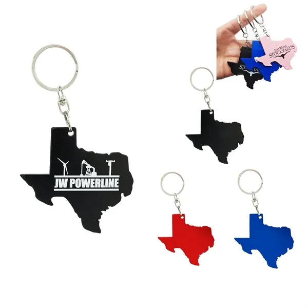 Texas Bottle Opener Keychain