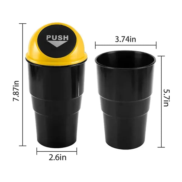 Mini Car Trash Automotive Garbage Cans