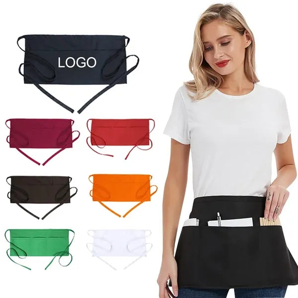 Server Apron with 3 Pockets