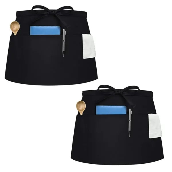 Server Apron with 3 Pockets