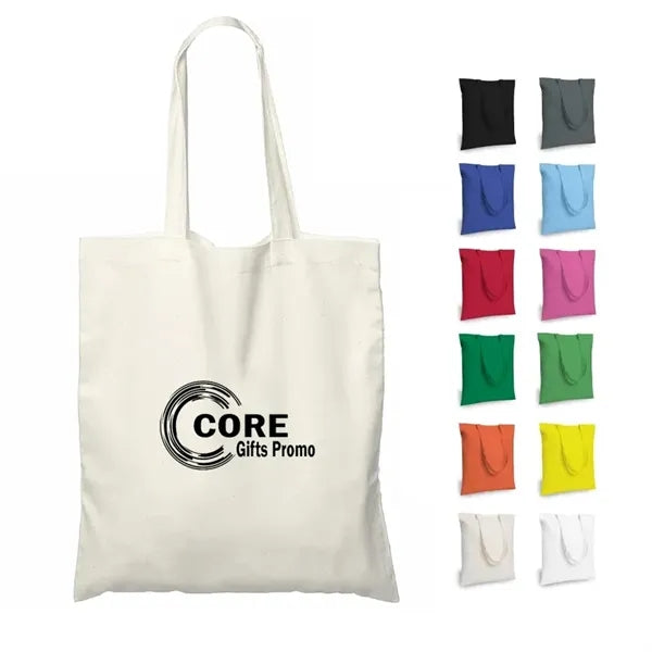 Logo Plain Canvas Totes Cotton Shopping Bags