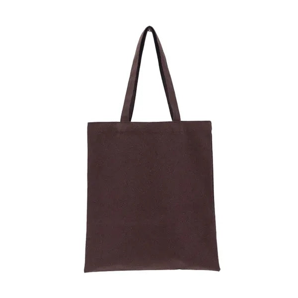 Logo Plain Canvas Totes Cotton Shopping Bags