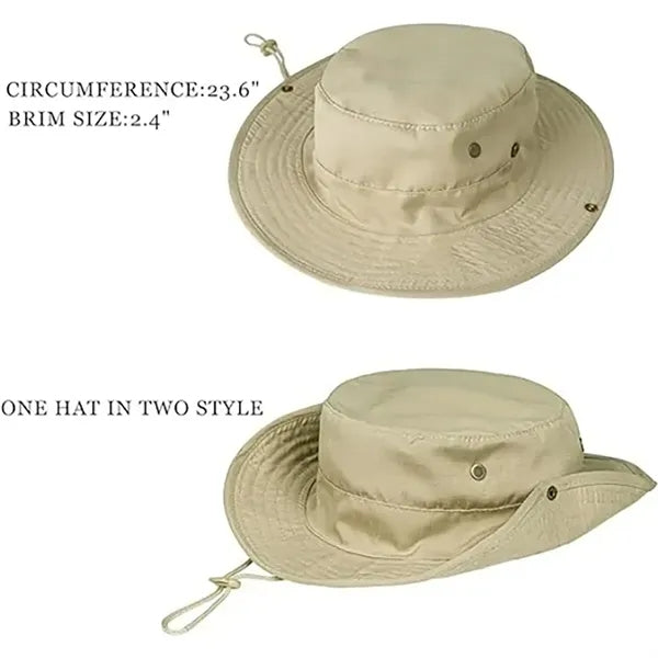 Unisex Boonie Hat Summer Travel Beach Sun Cap
