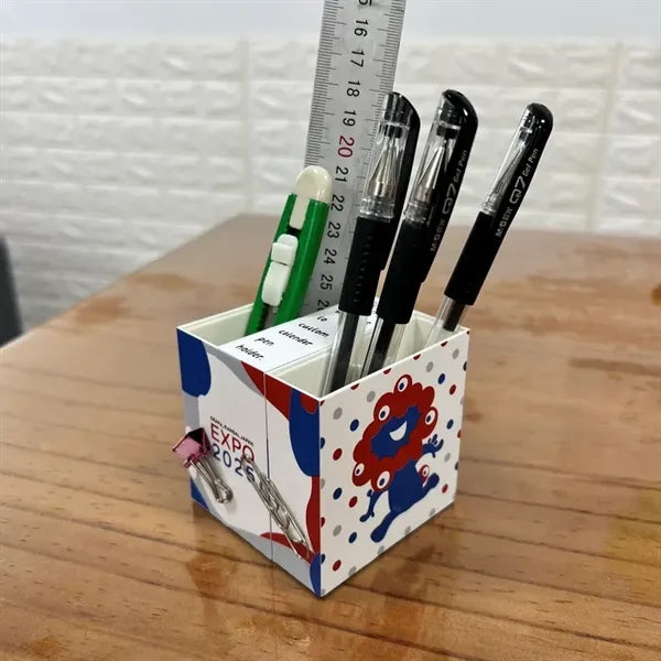 Creative Fashion Pen Holder Cube