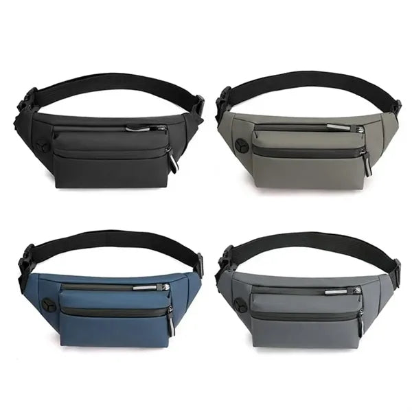 Waterproof Running Fitness Waist Fanny Bag W/ Headphone Jack