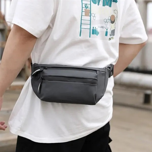 Waterproof Running Fitness Waist Fanny Bag W/ Headphone Jack