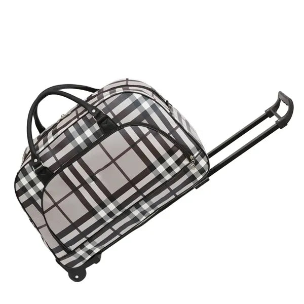 Large Capacity Waterproof Folding Travel Tote Bag with Rolle