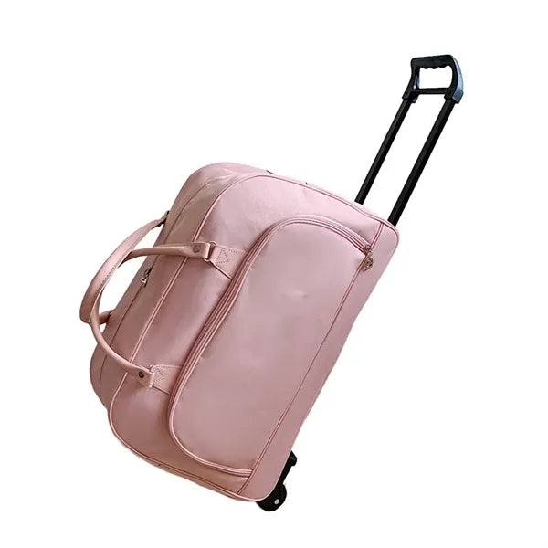 Large Capacity Waterproof Folding Travel Tote Bag with Rolle