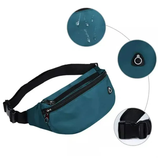 Outdoor Travel Running Waist Bag/ Headphone Jack