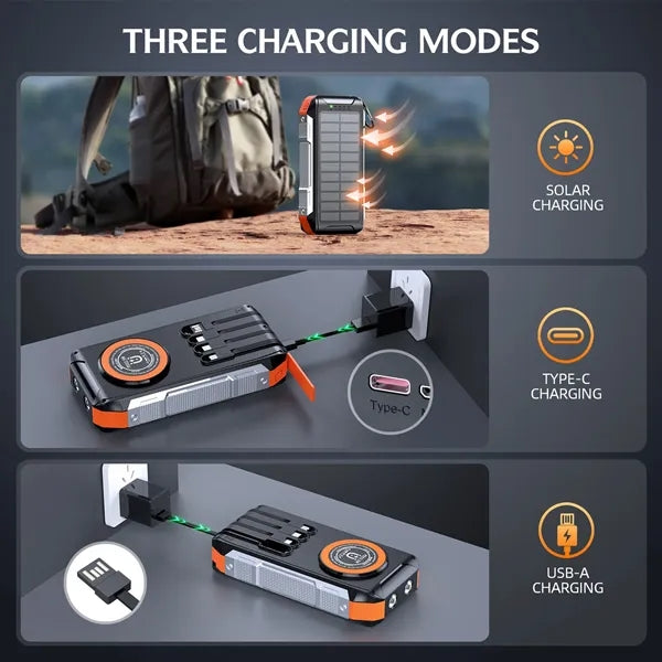 Solar Fast Charging Power Bank