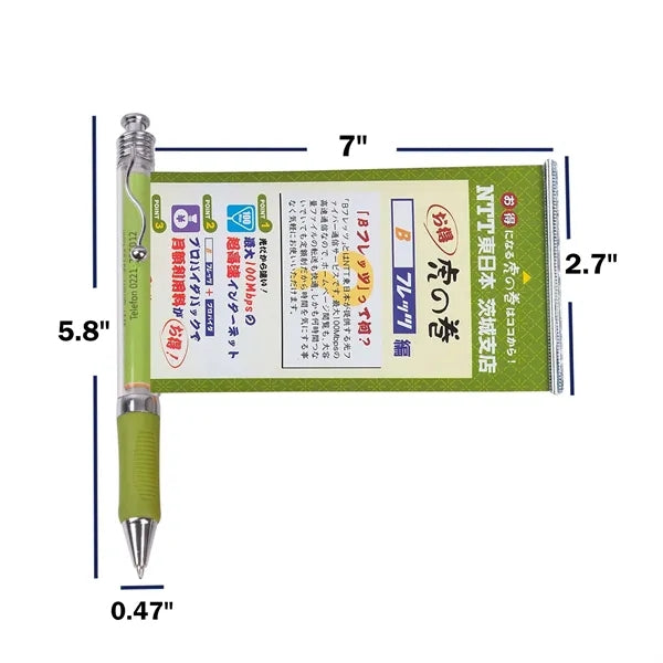 Retractable Banner Advertising Marketing Pen