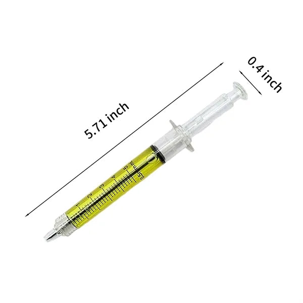Syringe-Shaped ABS Ballpoint Pen