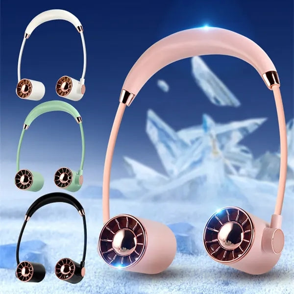 1200 mAh Rechargeable Flexible 3 Adjustable Speed Neck Fan