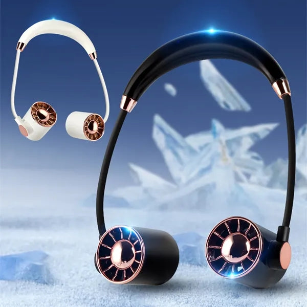 1200 mAh Rechargeable Flexible 3 Adjustable Speed Neck Fan