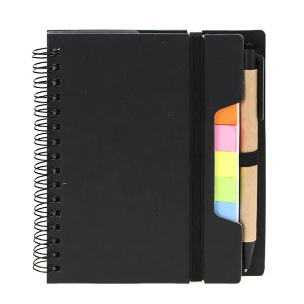 Kraft Paper Combination Memo Pad With Pen