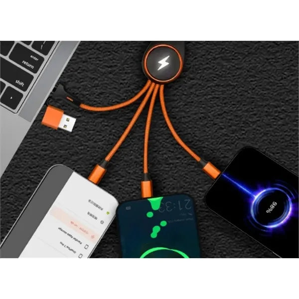 Bamboo 5W Wireless Charging Cable 5-in-1