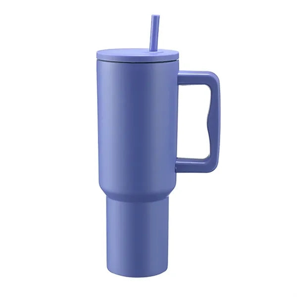 40 oz Tumbler with Handle and Straw Lid