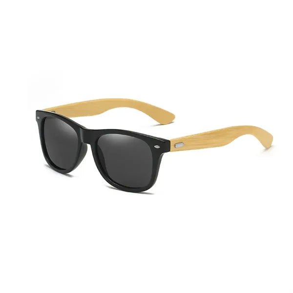 Bamboo Wood Arms Polarized Sunglasses