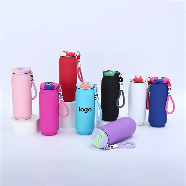16oz Stainless Steel Tumbler with Coke Can Design