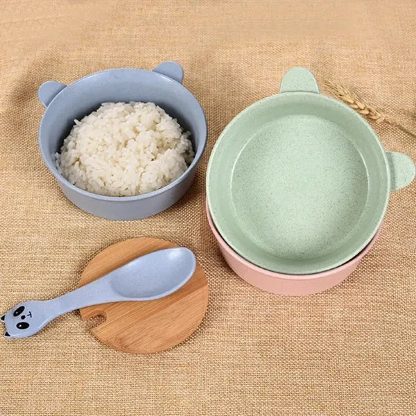 Wheat Straw Bowls with Handles