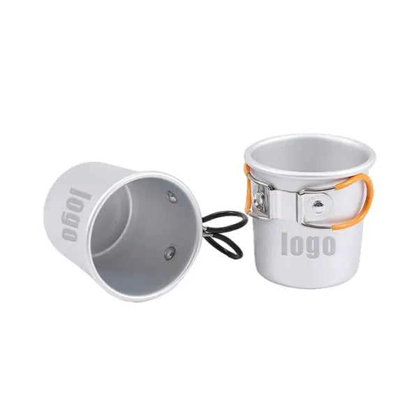 Folding Aluminum Multi-Use Cup for Camping and Travel