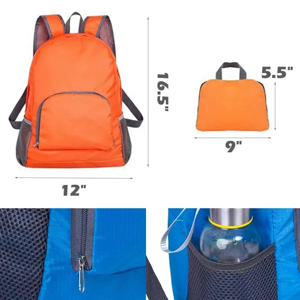 Lightweight Nylon Foldable Storage Backpack