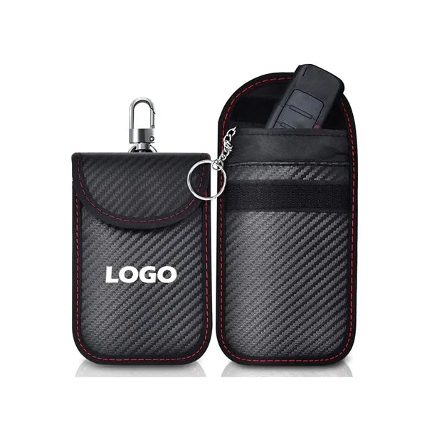 Carbon Fiber RFID Car Key Protection Bag