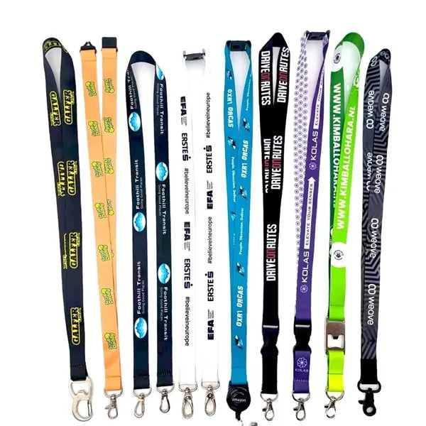 1/2" Polyester Lanyard - Full Color