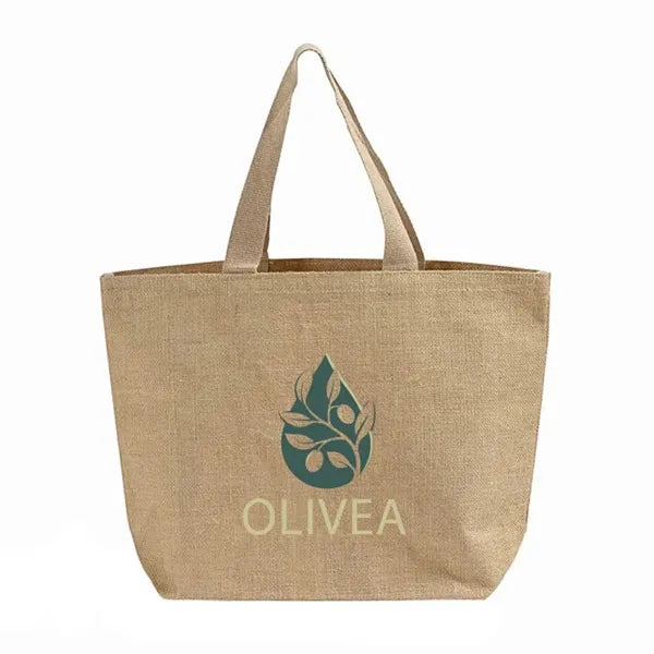 Crestwood Grove Jute Tote Bag