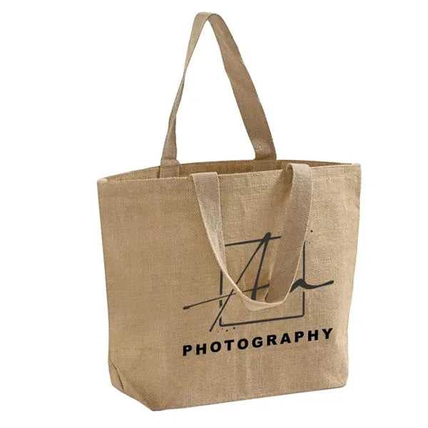 Crestwood Grove Jute Tote Bag