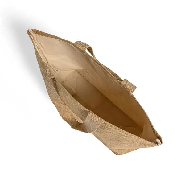 Crestwood Grove Jute Tote Bag