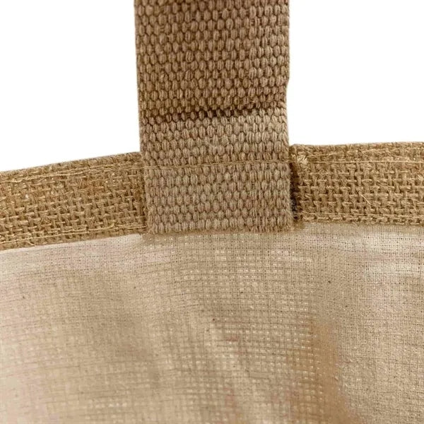 Crestwood Grove Jute Tote Bag