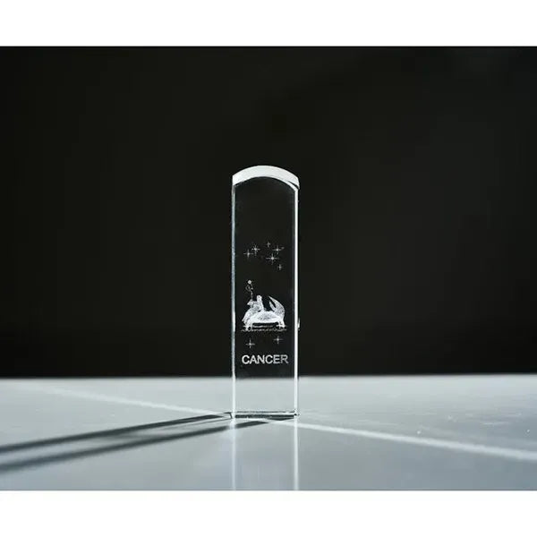 Graduation Season Gift Crystal Engraved Stamp