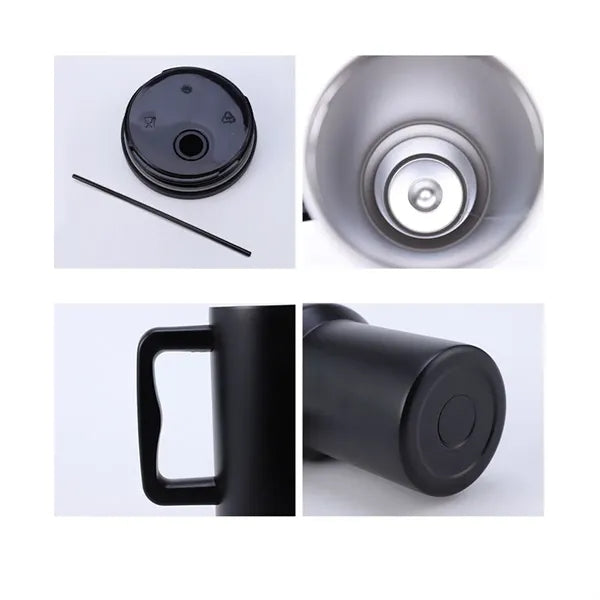 40 Oz Tumbler With Handle And Straw