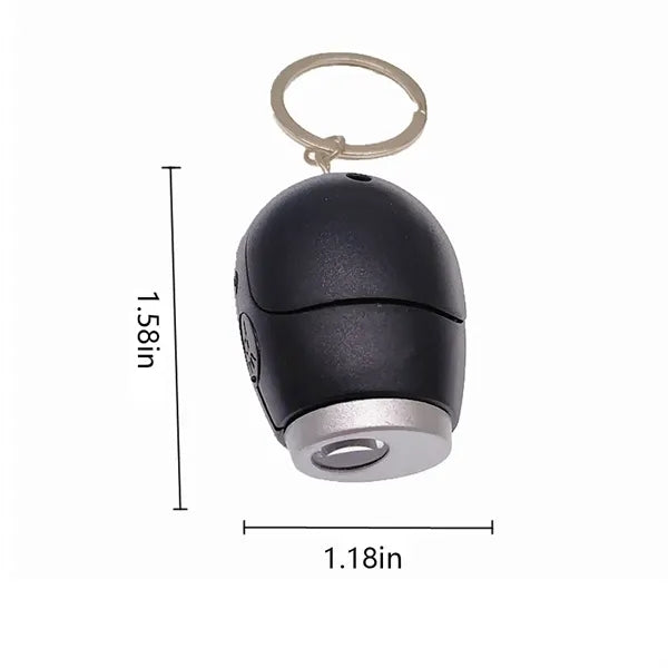 Portable Projection Clock Keychain