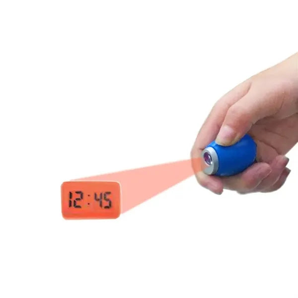 Portable Projection Clock Keychain