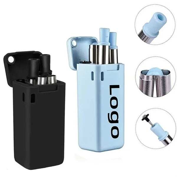 Travel Silicone Straws