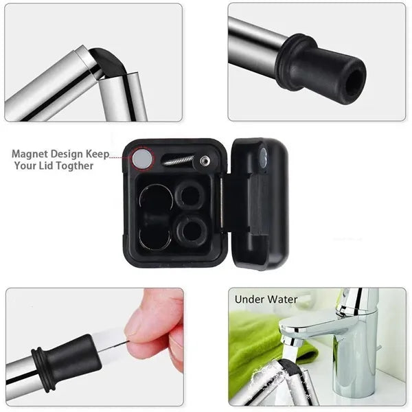 Travel Silicone Straws