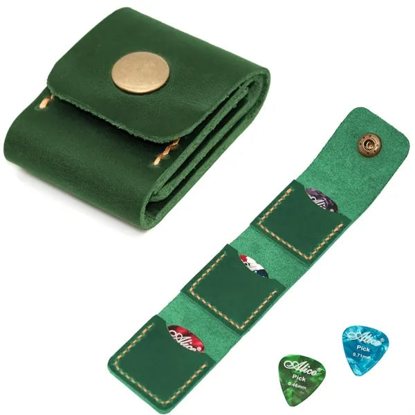 Leather Guitar Pick Holder