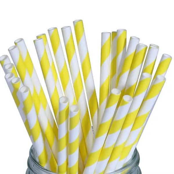 Disposable Muti-Colored Paper Straws