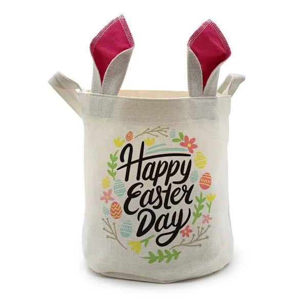Easter Eggs Polyester Tote Bag