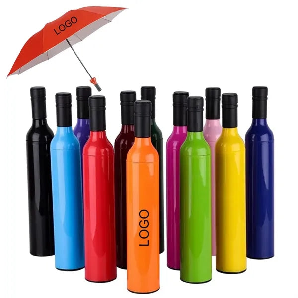 Folding Wine Bottle Umbrella