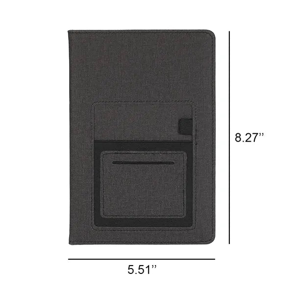 A5 Pu Leather Notebook With Pocket