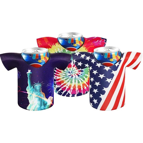 Neoprene Shirt Shaped Can Cooler