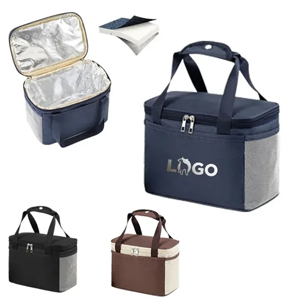 11.42"x8.27"x9.06" Oxford Insulated Lunch Bag