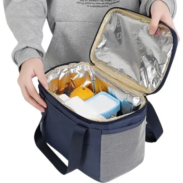 11.42"x8.27"x9.06" Oxford Insulated Lunch Bag