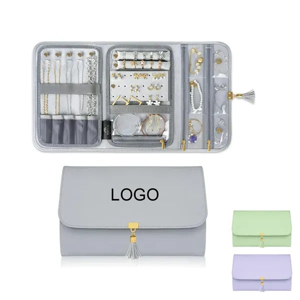 Jewelry Organizer Roll Bag